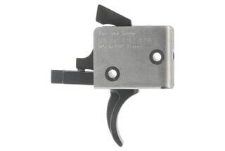 The CMC ar15 ar10 Drop-In Two Stage 4lb Curved Trigger fits in Mil-Spec lower receivers with .154 inch pins